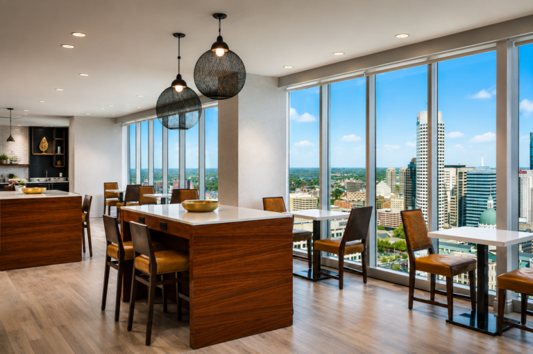 J W Marriott Tower and Podium dining
